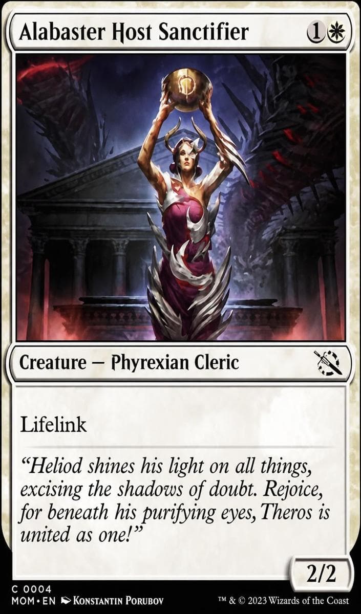 Alabaster Host Sanctifier #4
