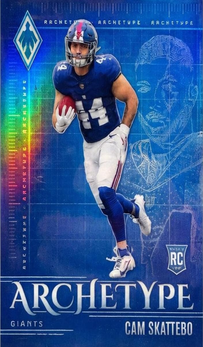 Cam Skattebo 2025 panini
