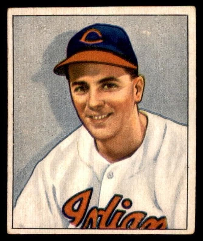 Lou Boudreau 1950 bowman Bowman