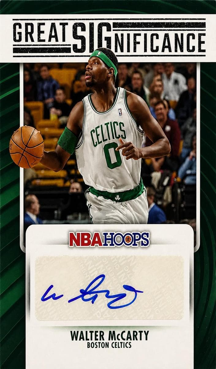 Walter McCarty trading card