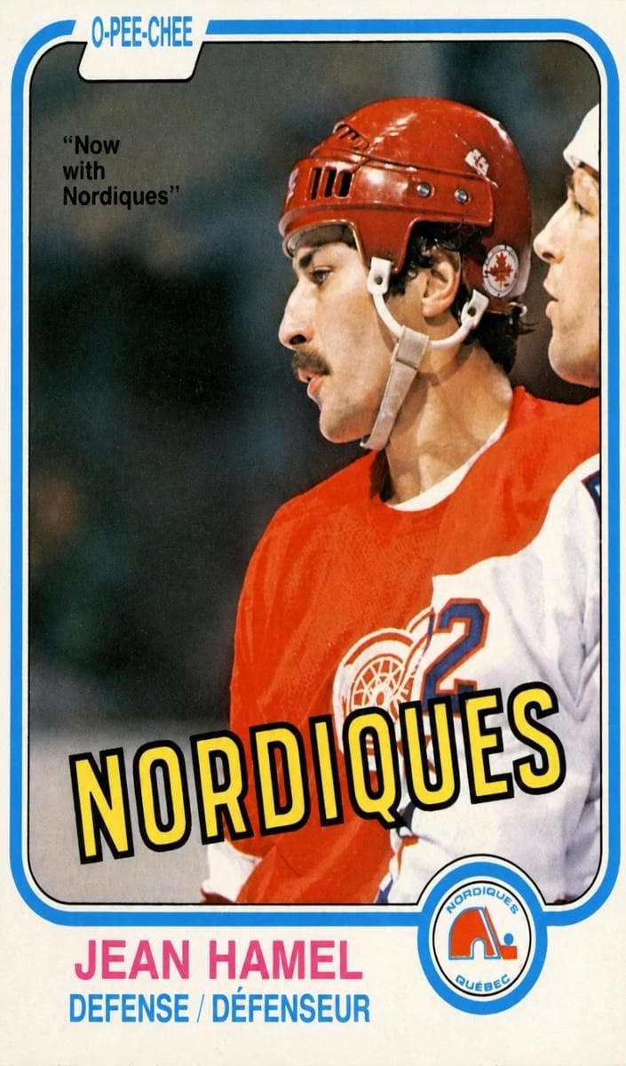 Jean Hamel 1981 topps O-Pee-Chee