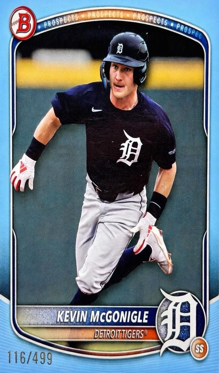 Kevin McGonigle trading card