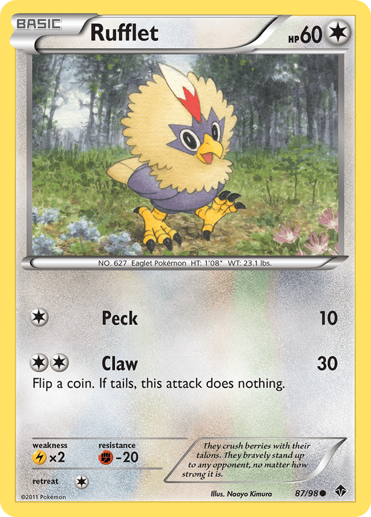 Rufflet 2011 Pokemon