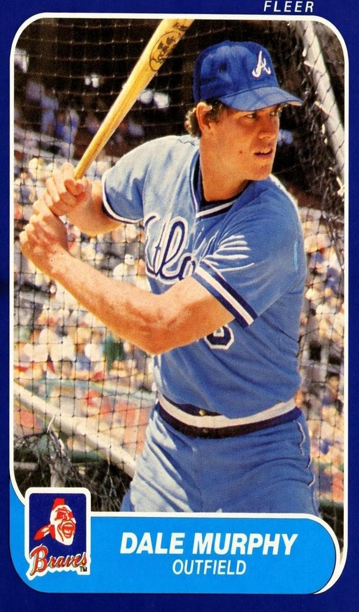Dale Murphy 1986 fleer Fleer
