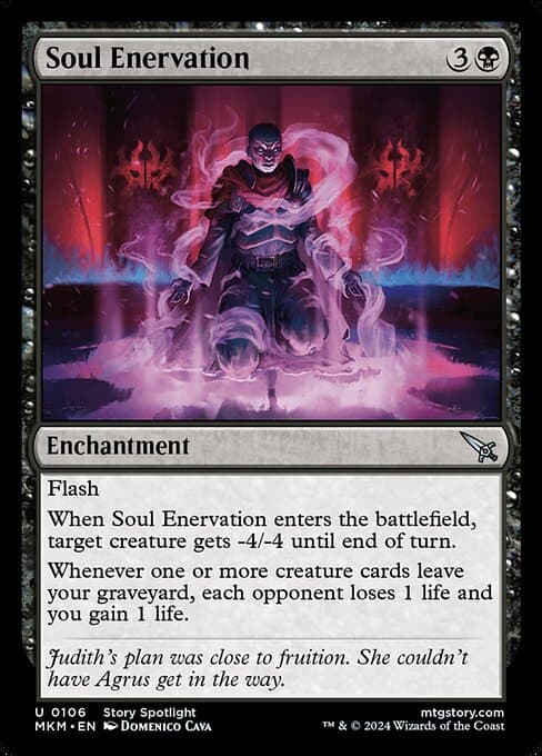 Soul Enervation 2024 Magic: The Gathering Murders at Karlov Manor