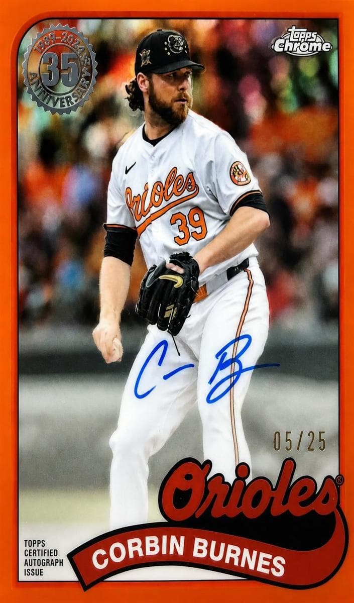 Corbin Burnes 2024 topps Topps Chrome Update