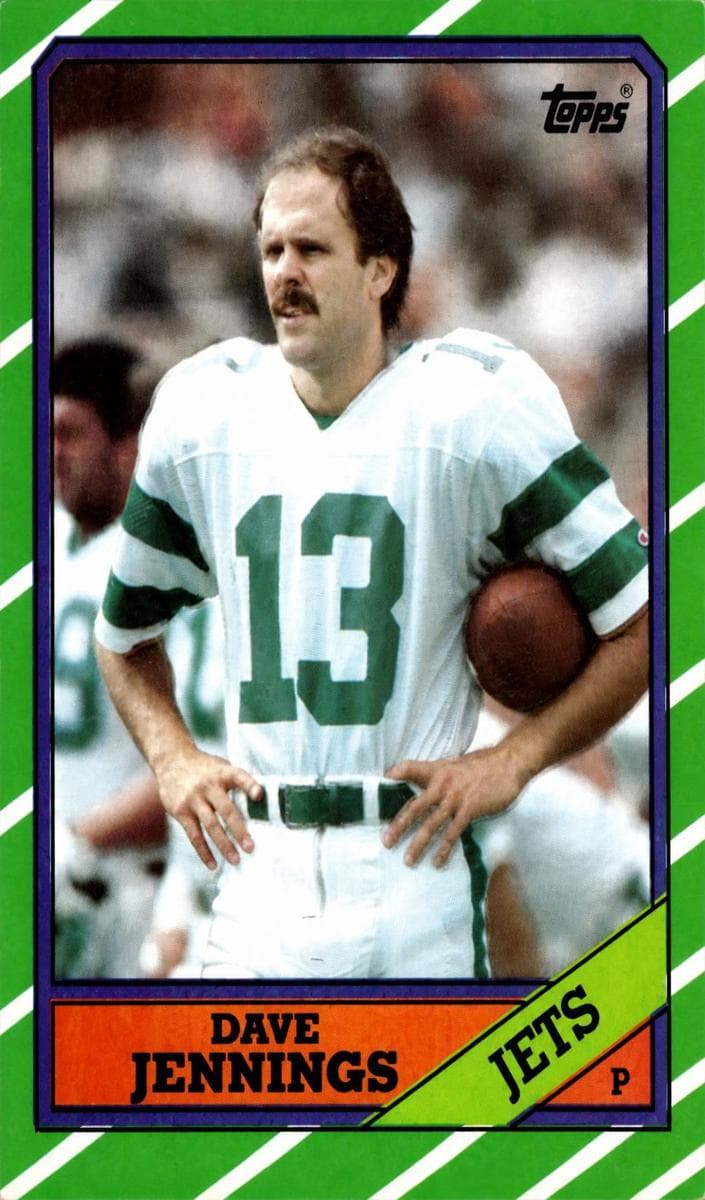 Dave Jennings trading card