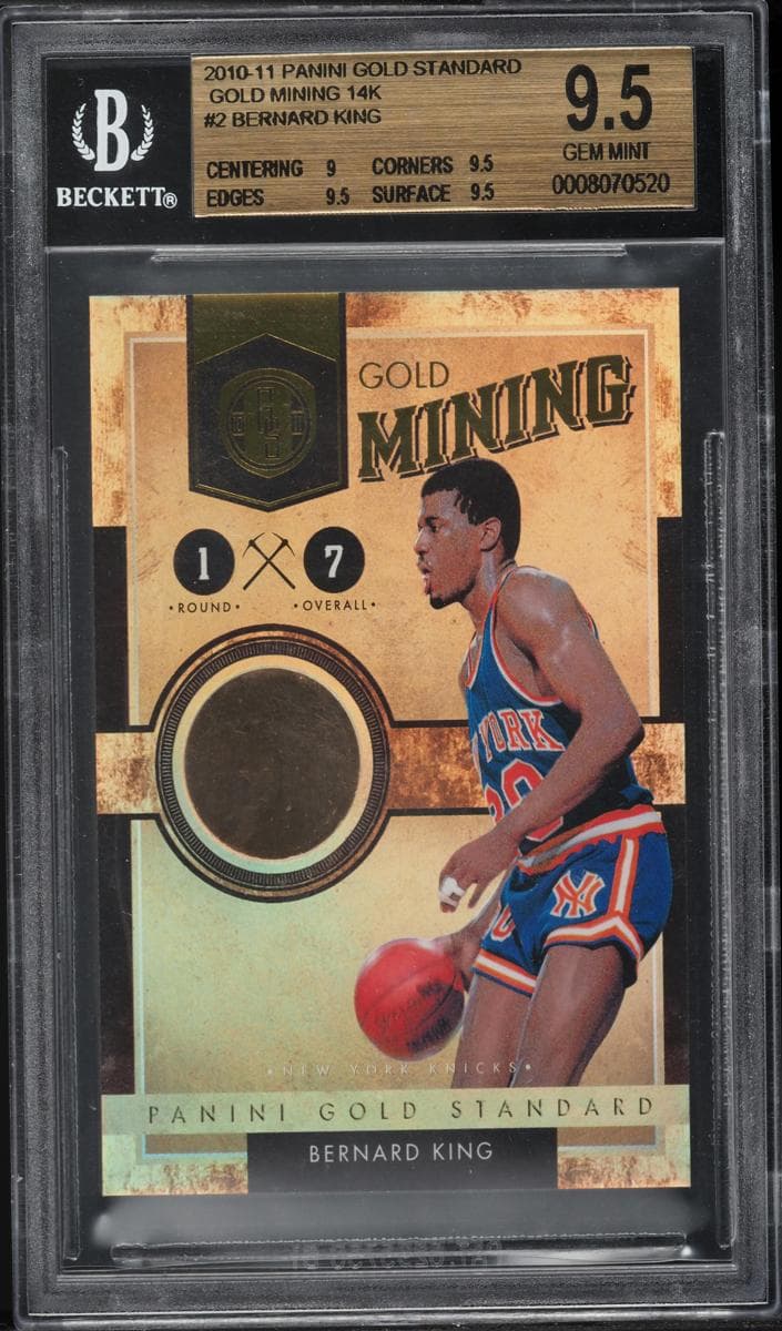 Bernard King 2010 panini Gold Standard