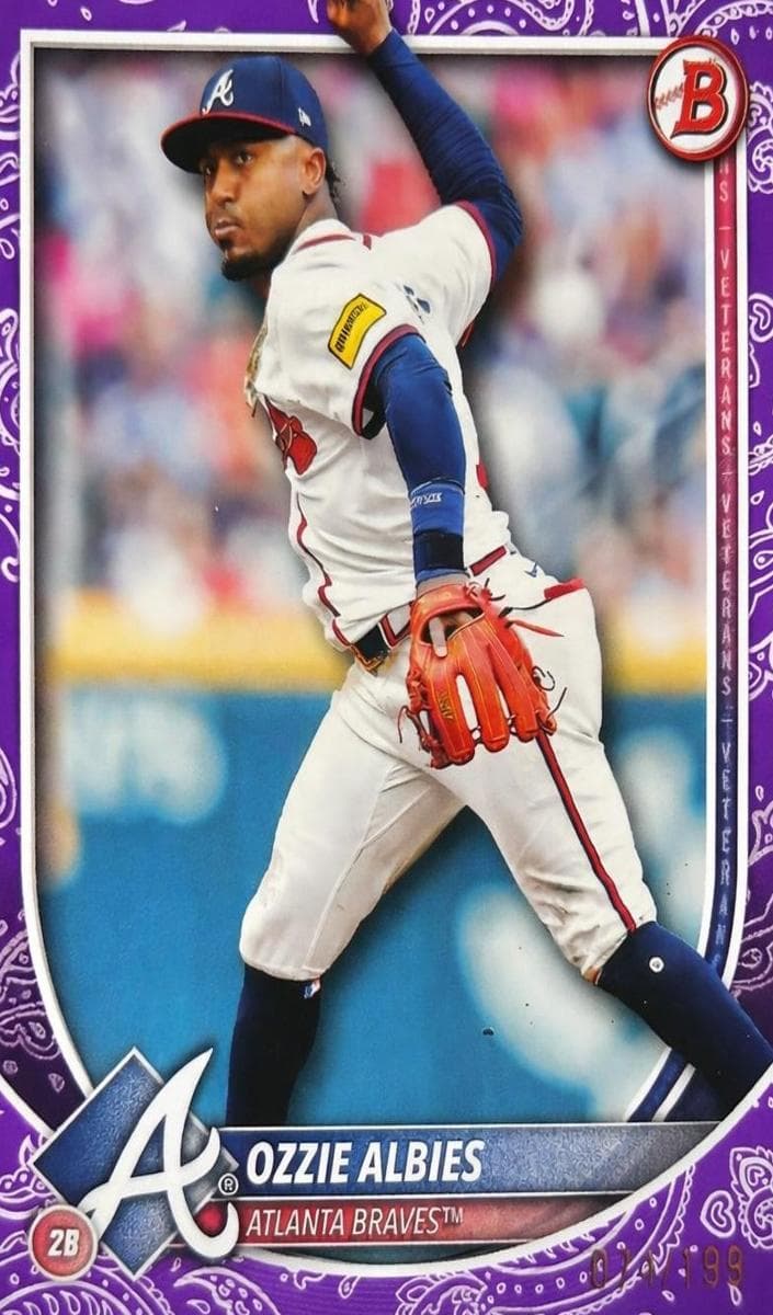 Ozzie Albies 2025 bowman Bowman