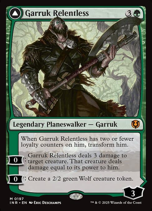 Garruk Relentless // Garruk, the Veil-Cursed #197