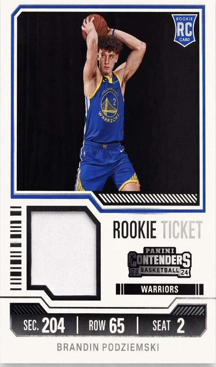 Brandin Podziemski 2023 panini Panini Contenders