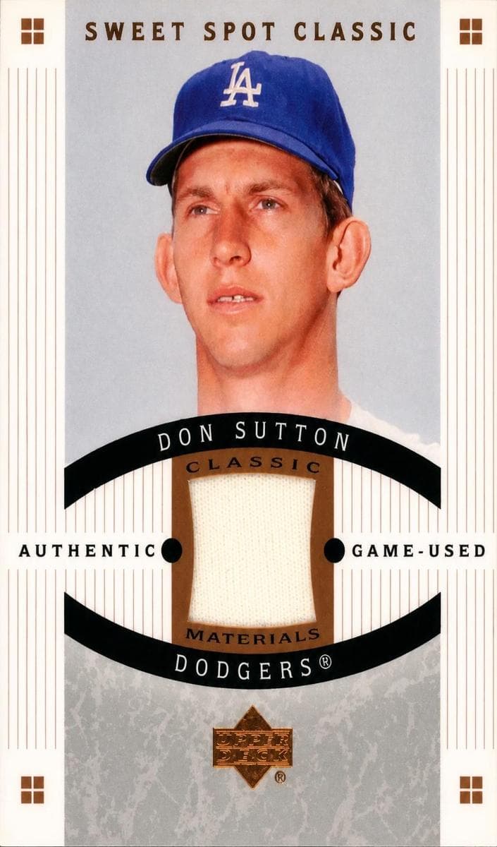 Don Sutton 2005 upper-deck Classics