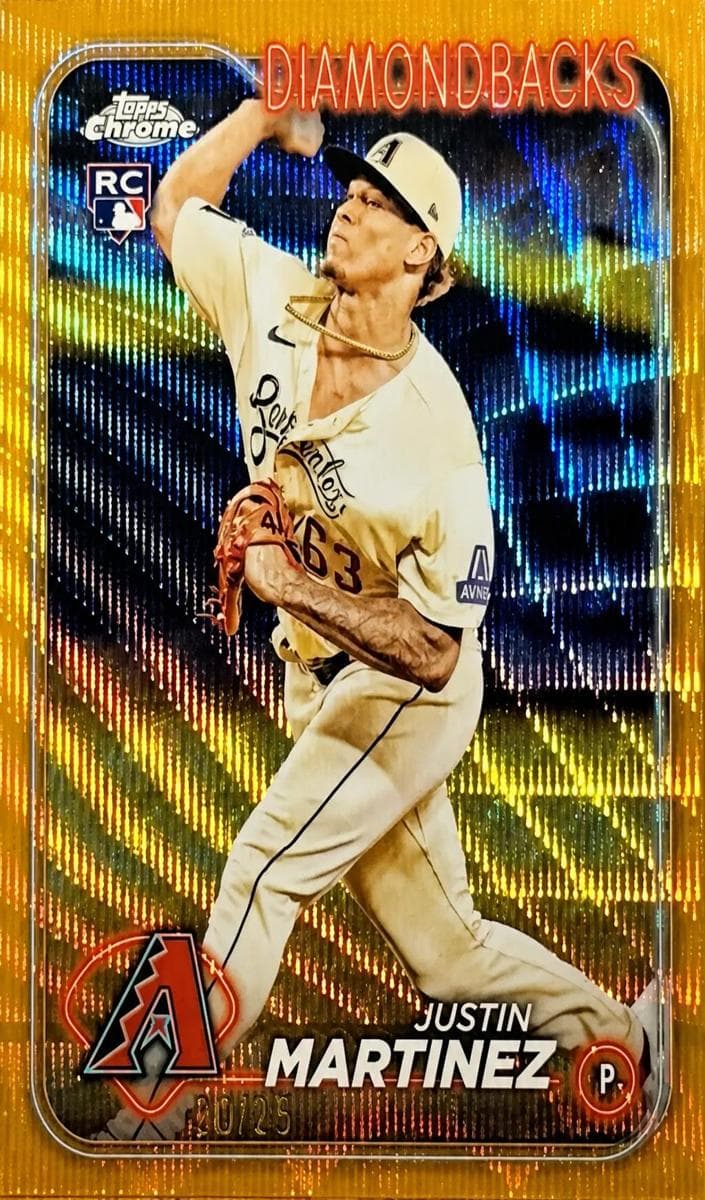 Justin Martinez trading card