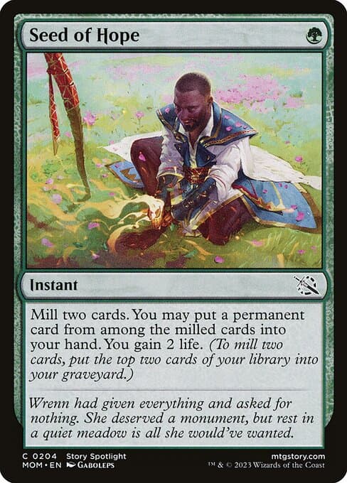 Seed of Hope 2023 Magic: The Gathering March of the Machine