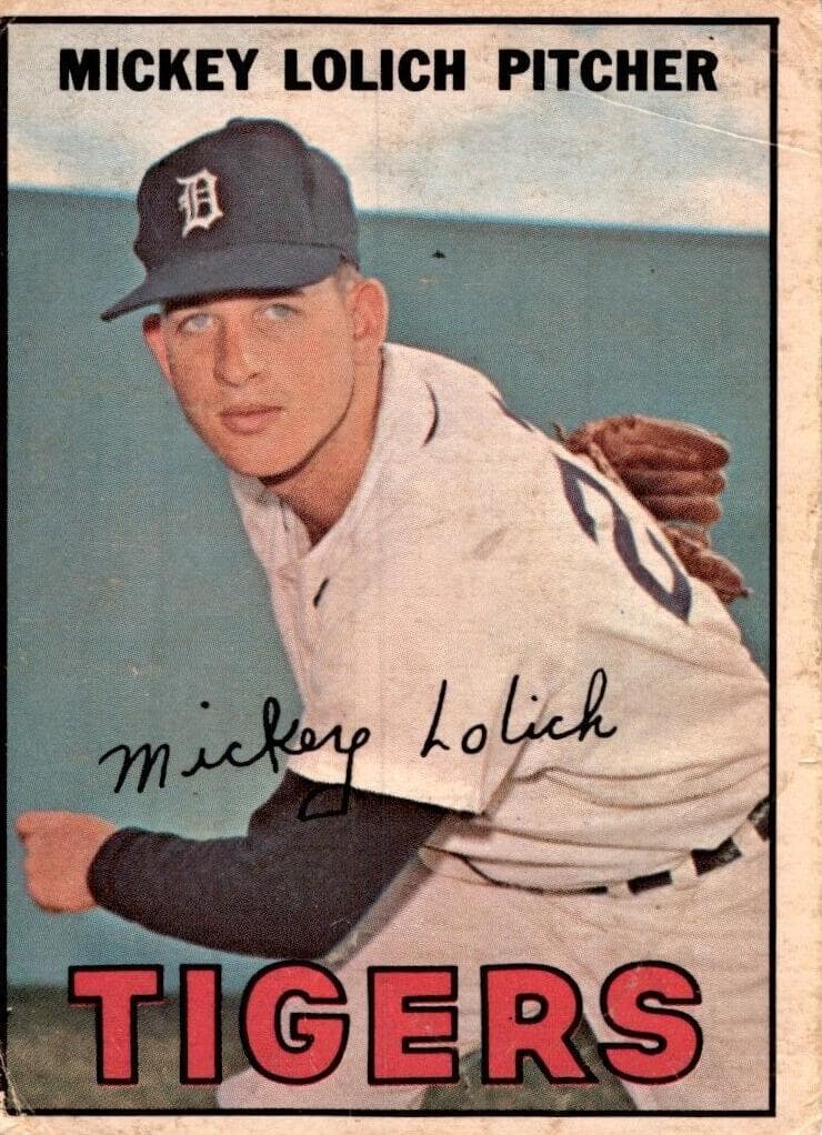 Mickey Lolich 1967 topps Topps