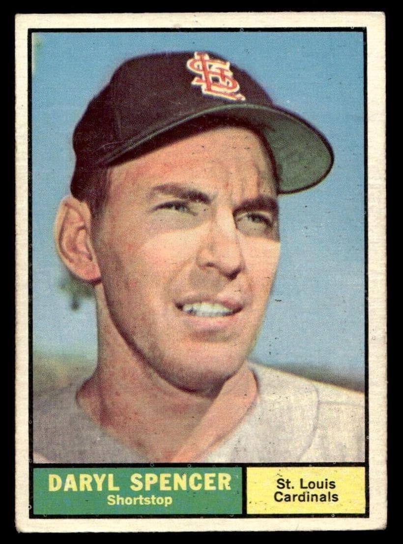 Daryl Spencer 1961 topps Topps
