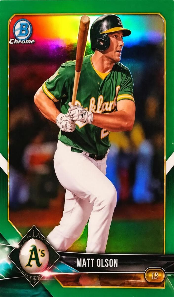 Matt Olson trading card
