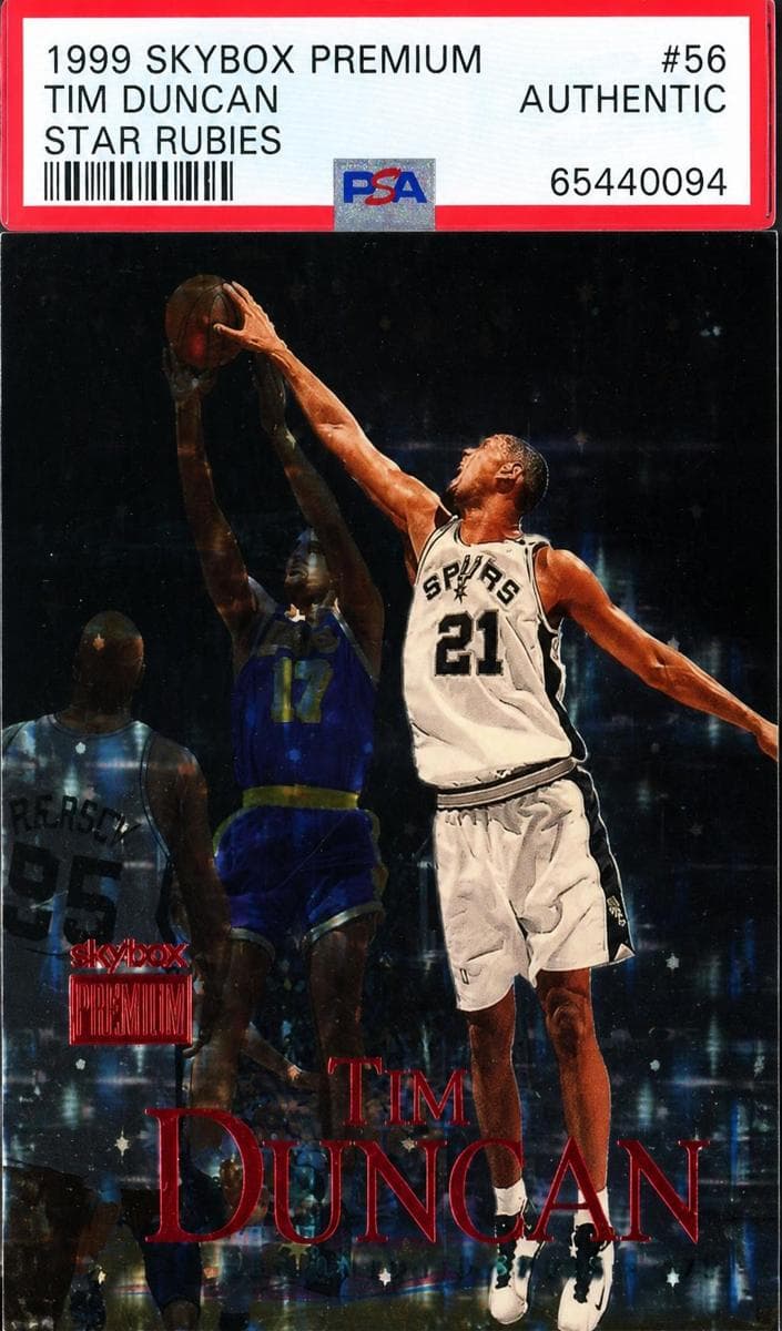 Tim Duncan 1999 skybox Premium