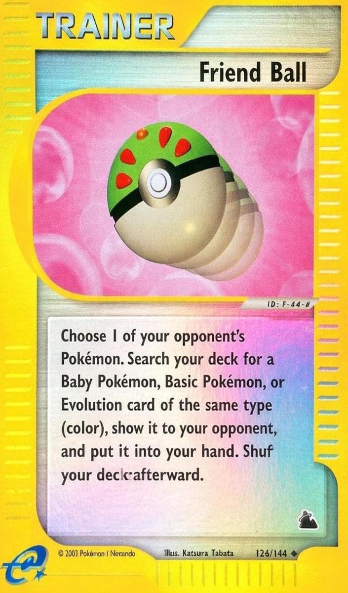 Friend Ball trading card