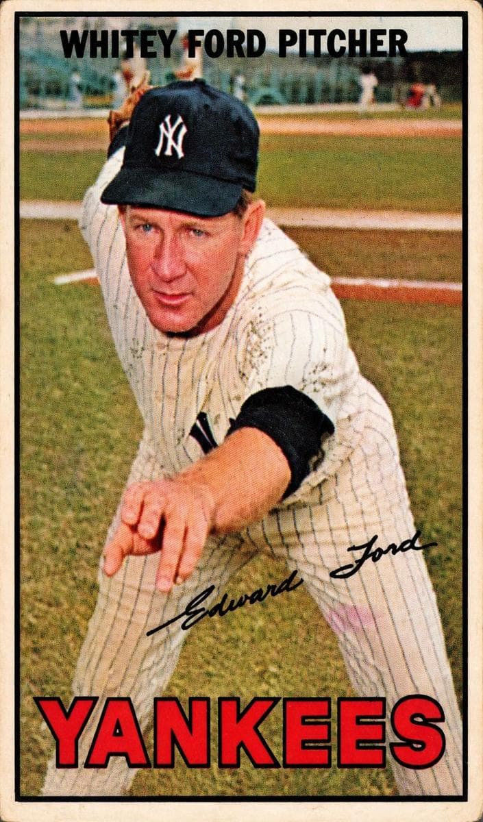 Whitey Ford 1967 topps O-Pee-Chee