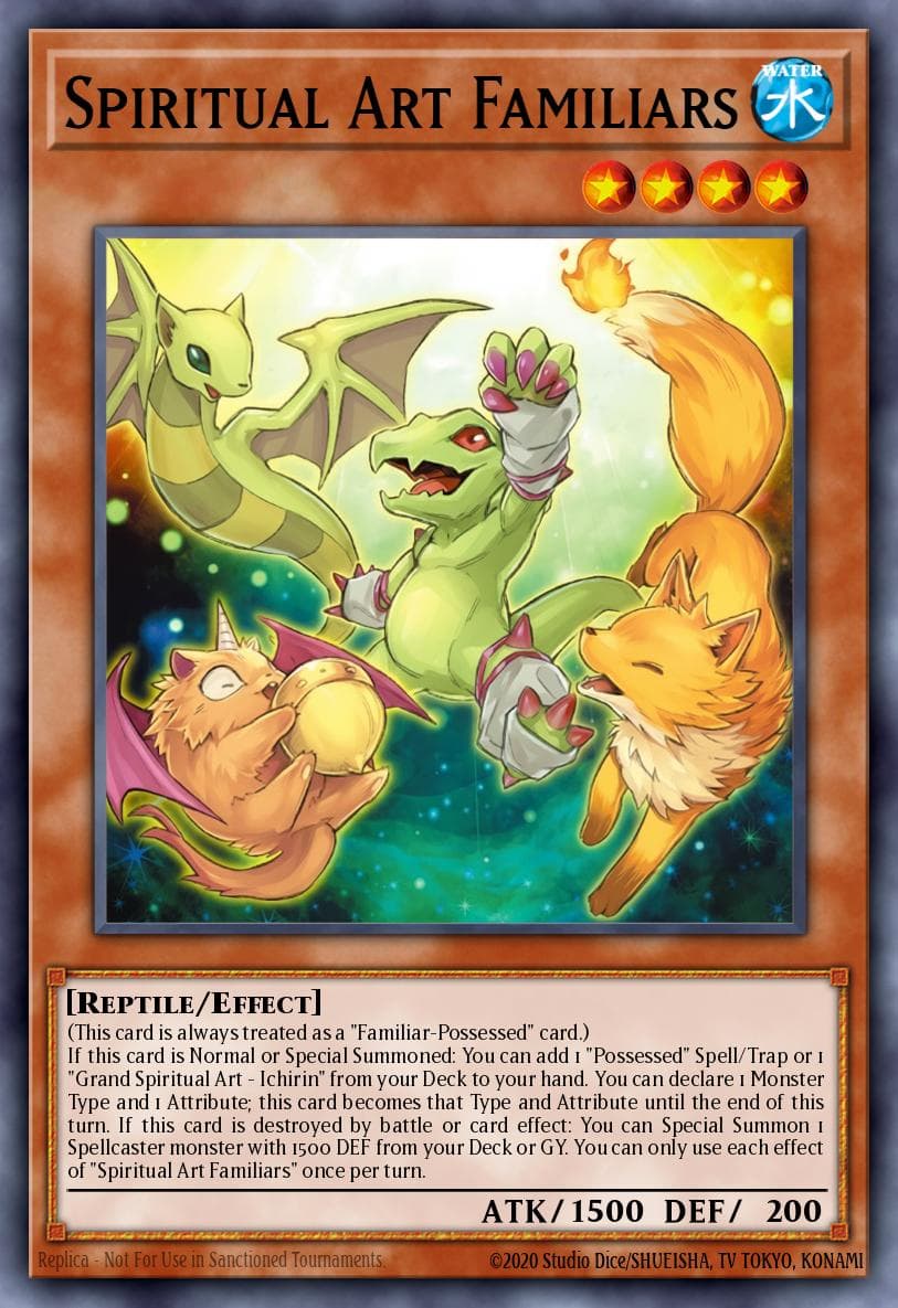Spiritual Art Familiars #BLZD-EN022