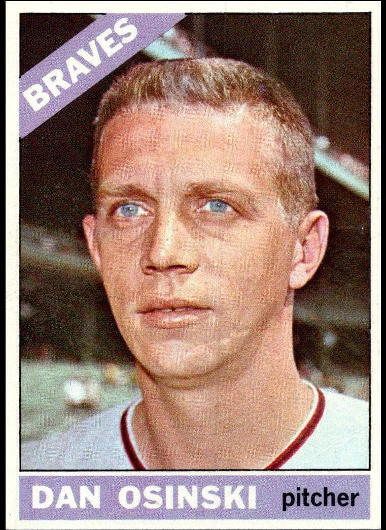 Dan Osinski 1966 topps O-Pee-Chee