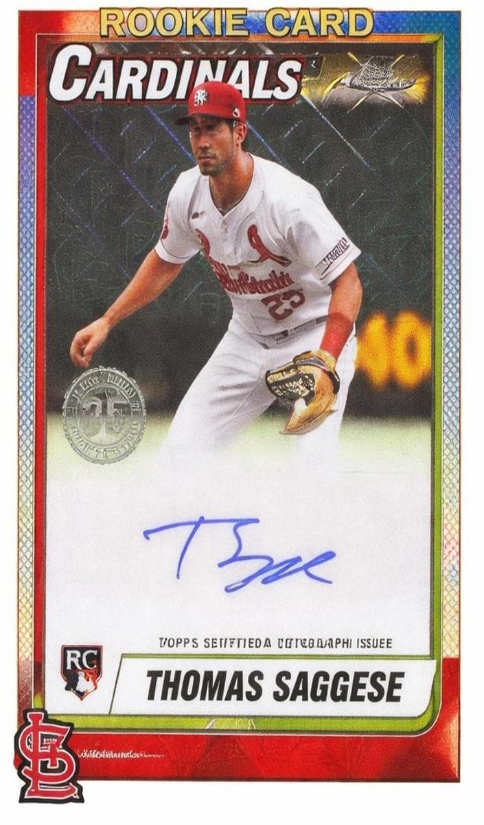 Thomas Saggese 2025 topps Topps
