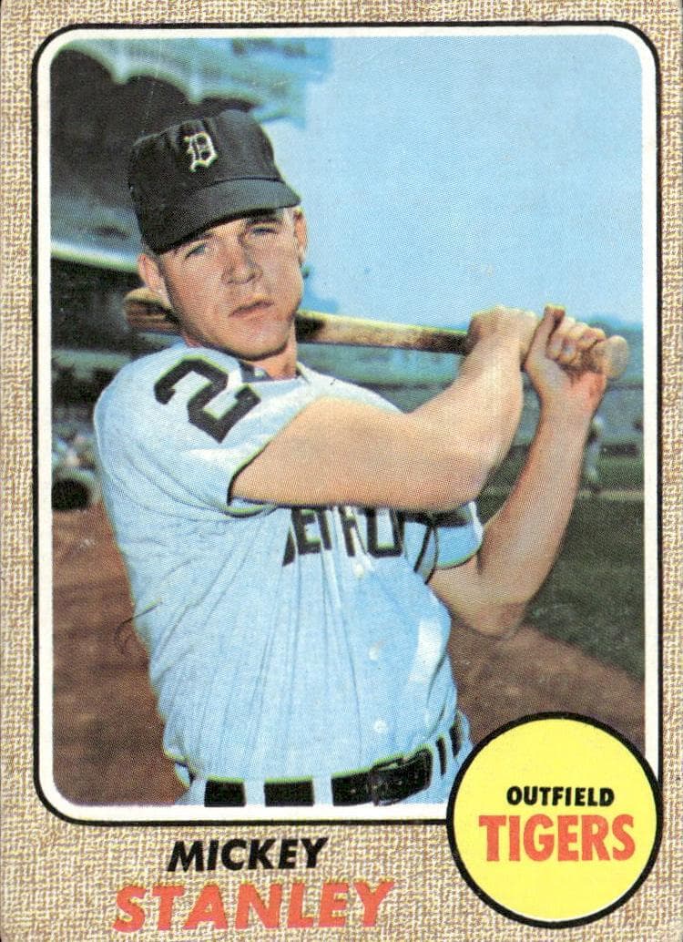 Mickey Stanley 1968 topps Topps