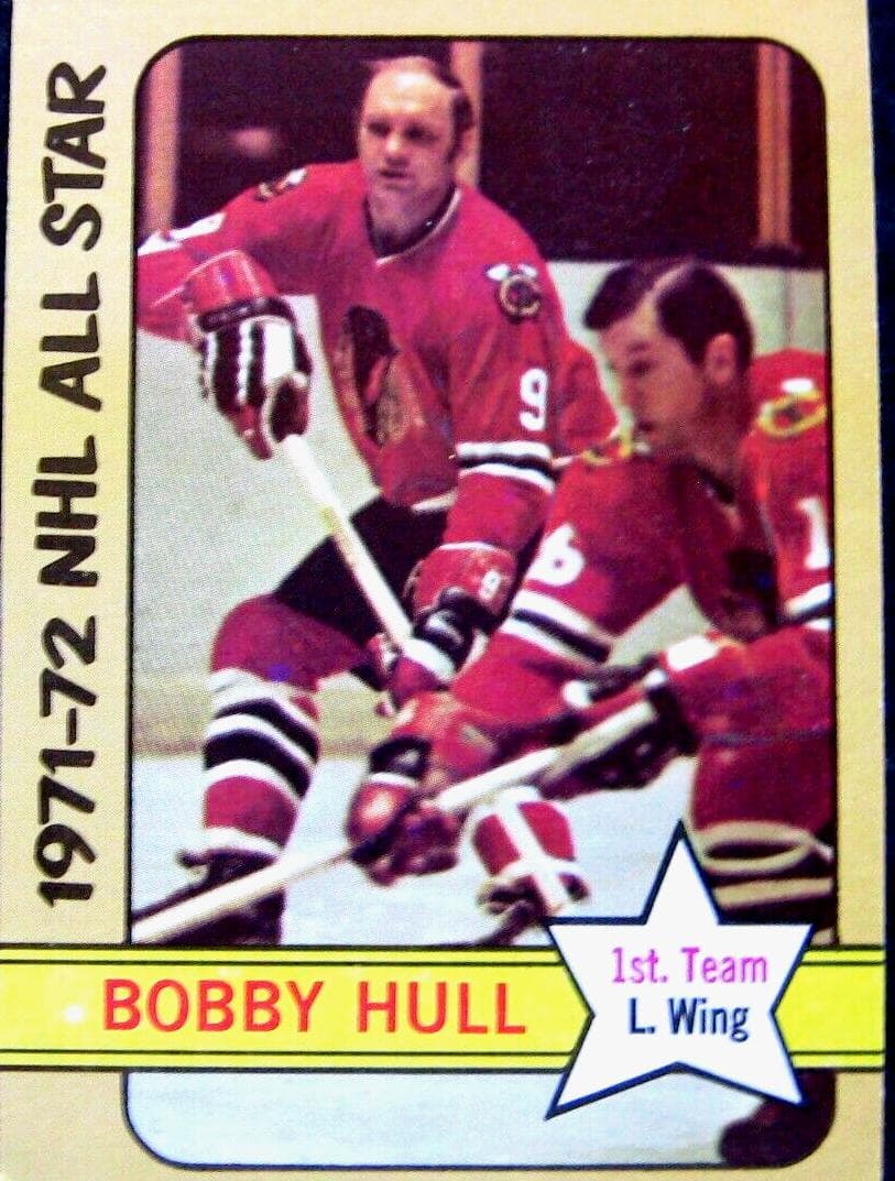 Bobby Hull 1972 topps Topps