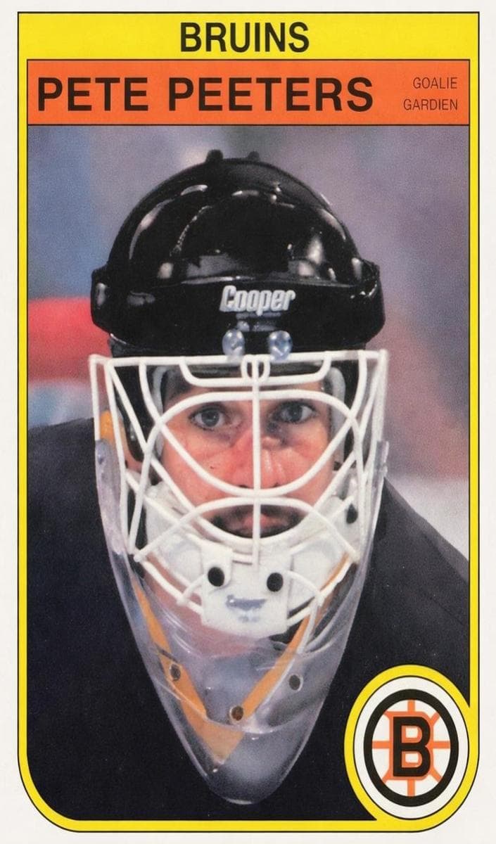 Pete Peeters 1982 topps O-Pee-Chee