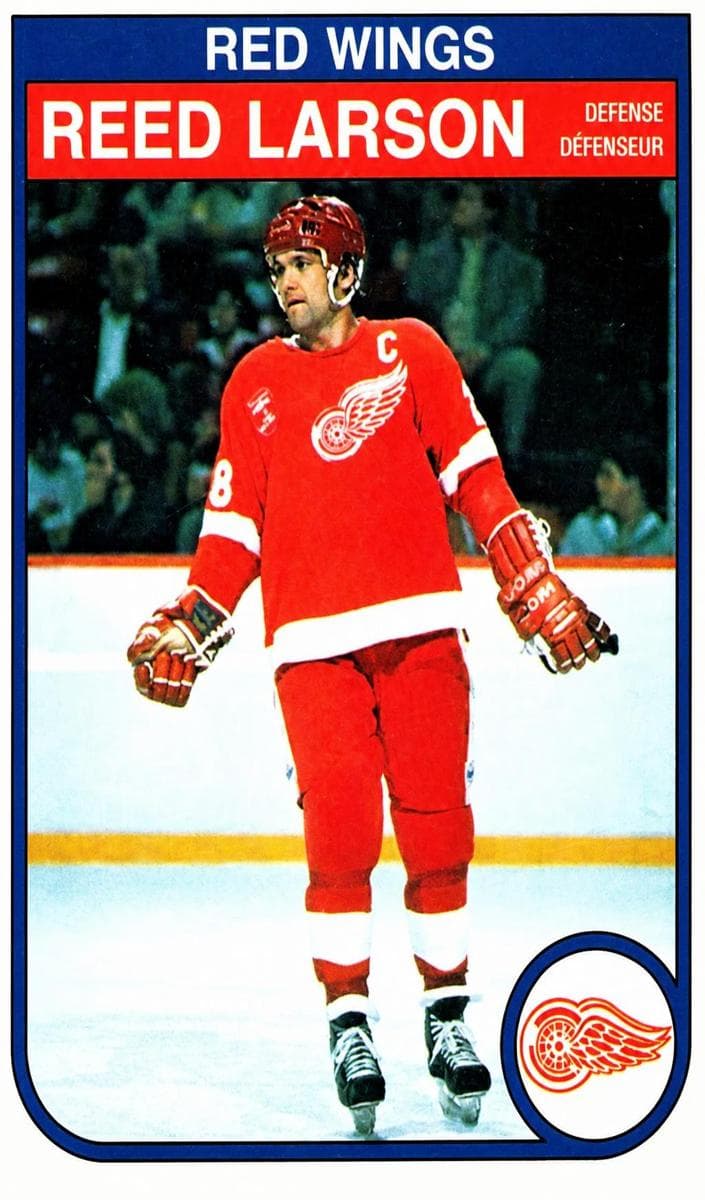 Reed Larson 1982 topps O-Pee-Chee