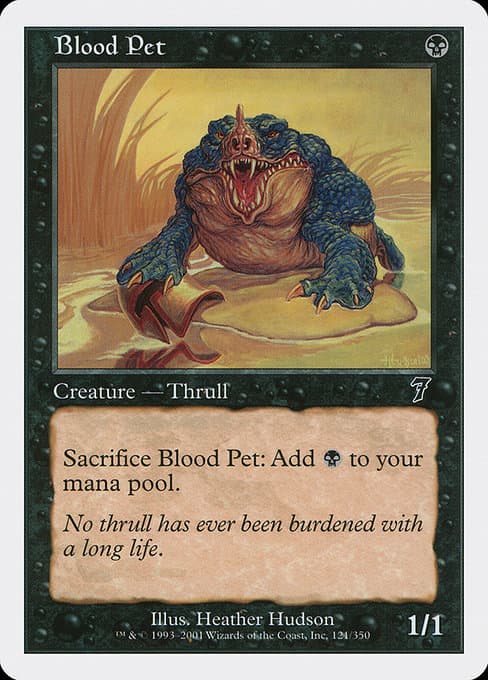 Blood Pet 2001 Magic: The Gathering