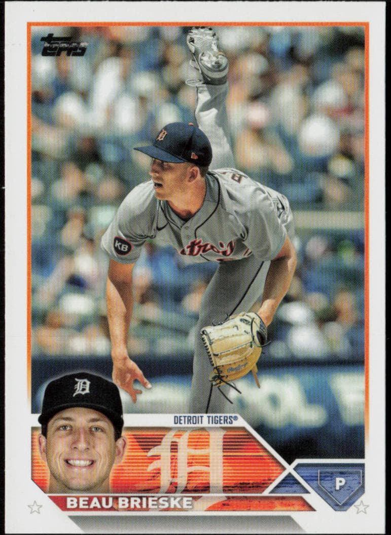 Beau Brieske trading card
