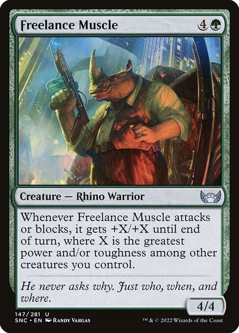 Freelance Muscle 2022 Magic: The Gathering Streets of New Capenna