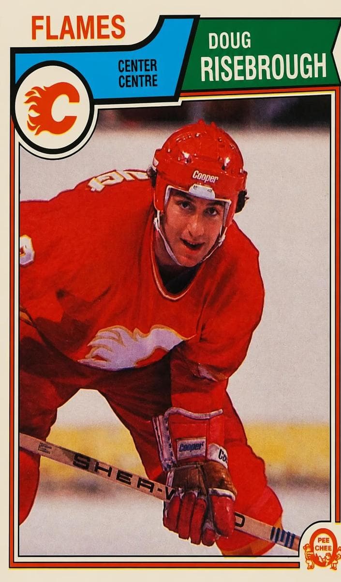Doug Risebrough trading card