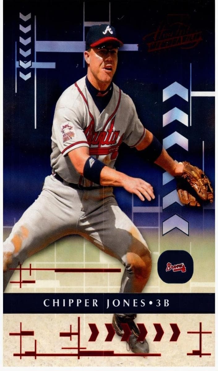Chipper Jones 2001 panini Donruss Studio