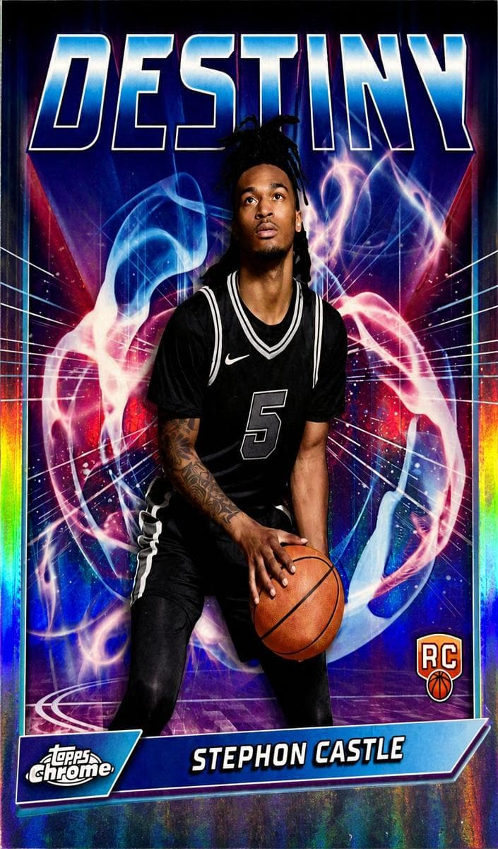 Stephon Castle 2024 topps Topps Chrome