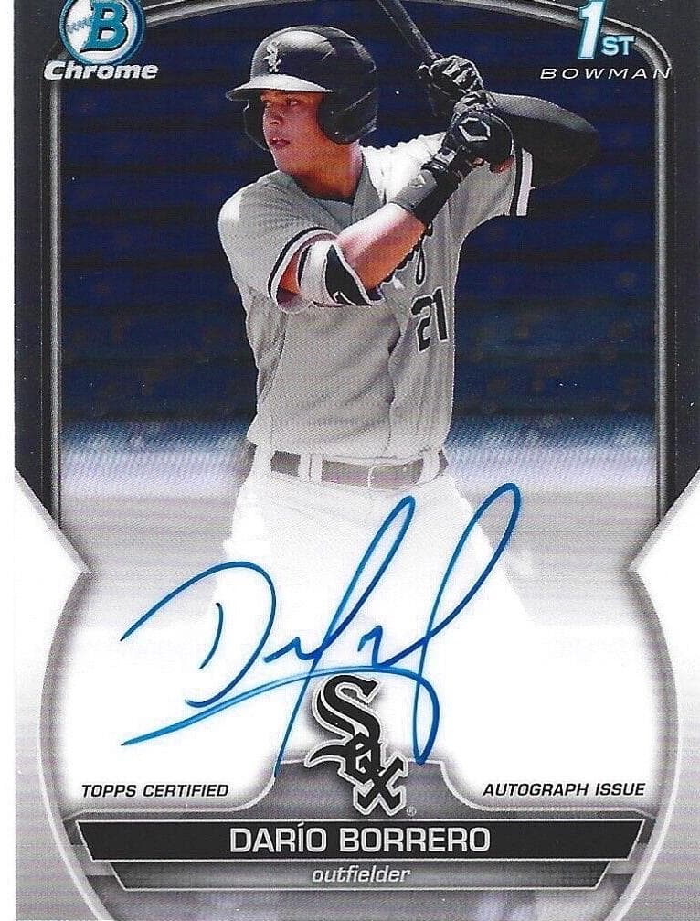 Darío Borrero trading card
