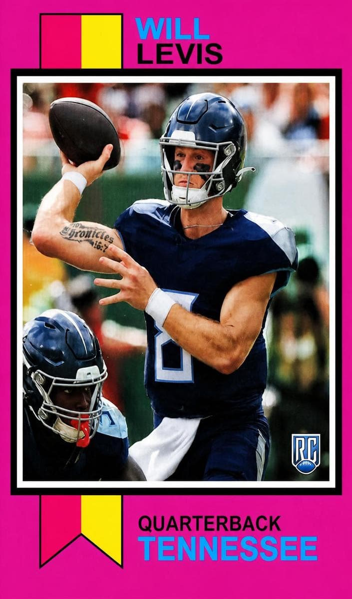 Will Levis 2023 topps Topps Composite