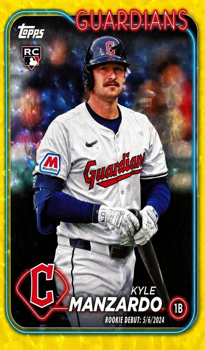 Kyle Manzardo 2024 topps Topps Update