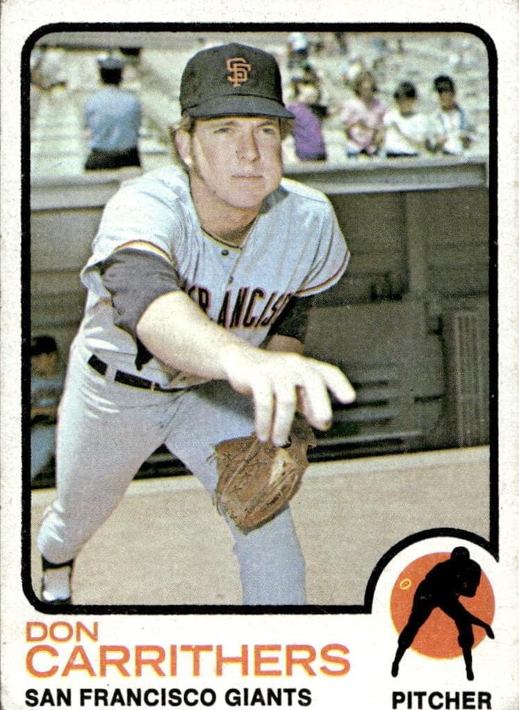 Don Carrithers 1973 topps Topps
