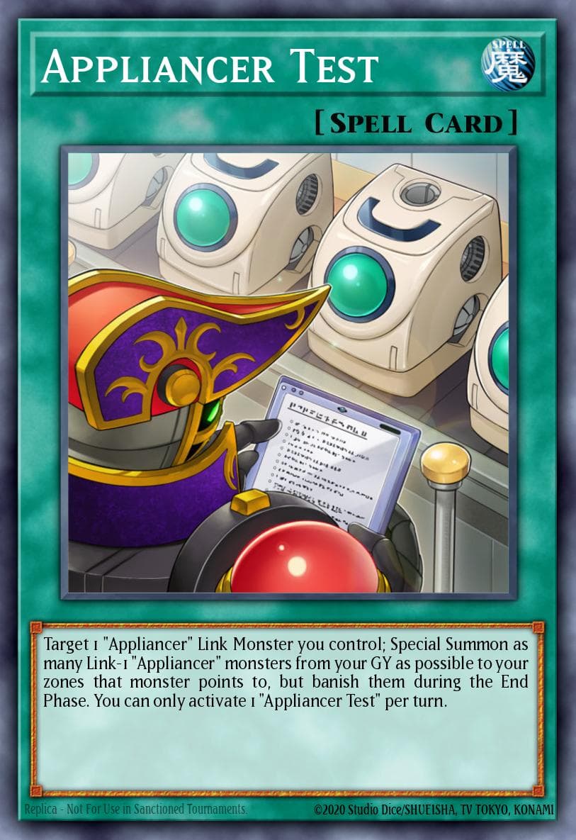 Appliancer Test 2020 Yu-Gi-Oh! Battles of Legend: Armageddon