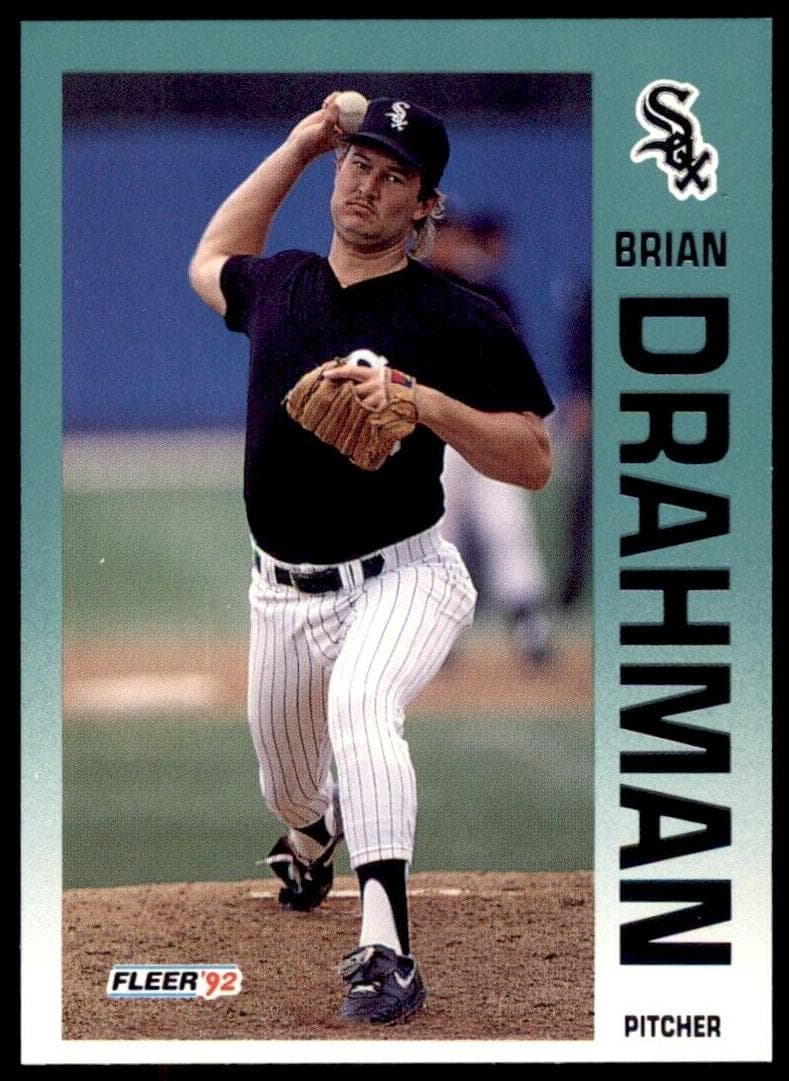 Brian Drahman 1992 fleer Fleer