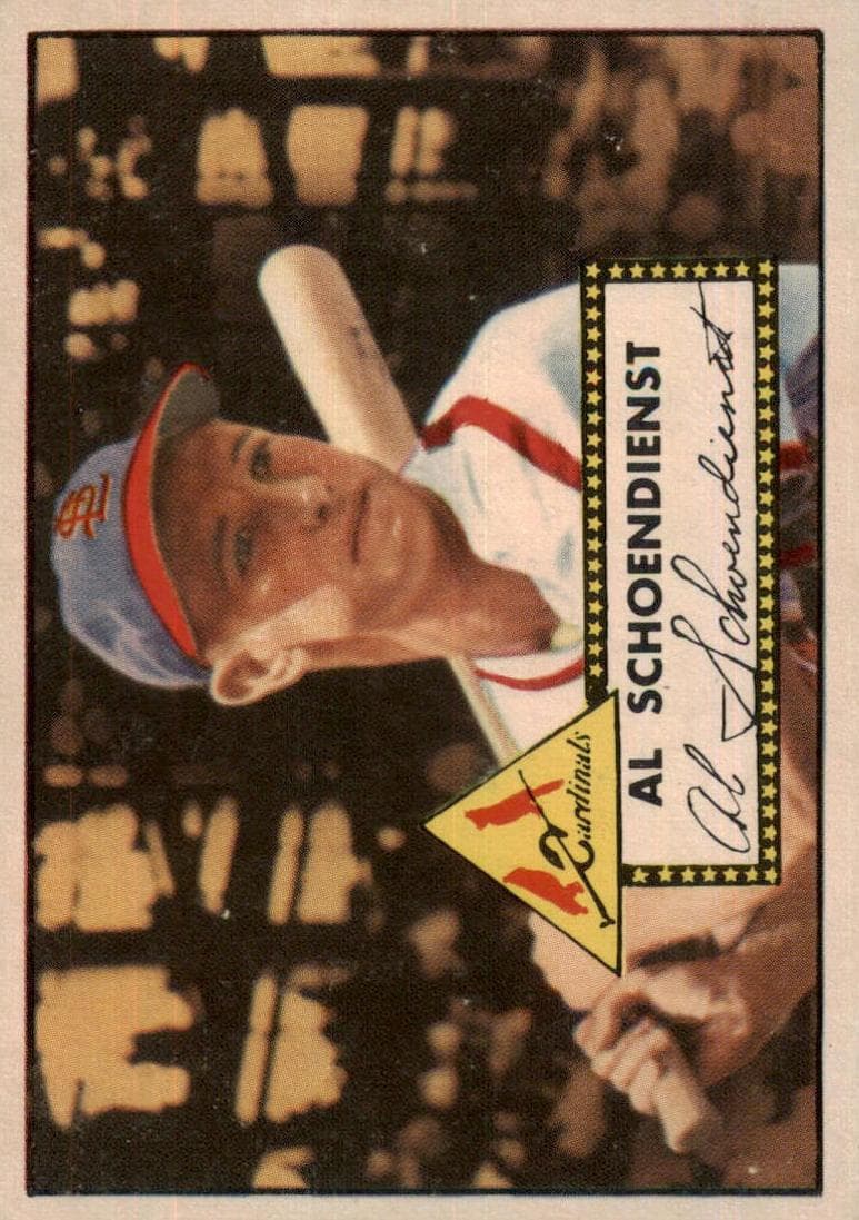 Al Schoendienst 1952 topps Topps