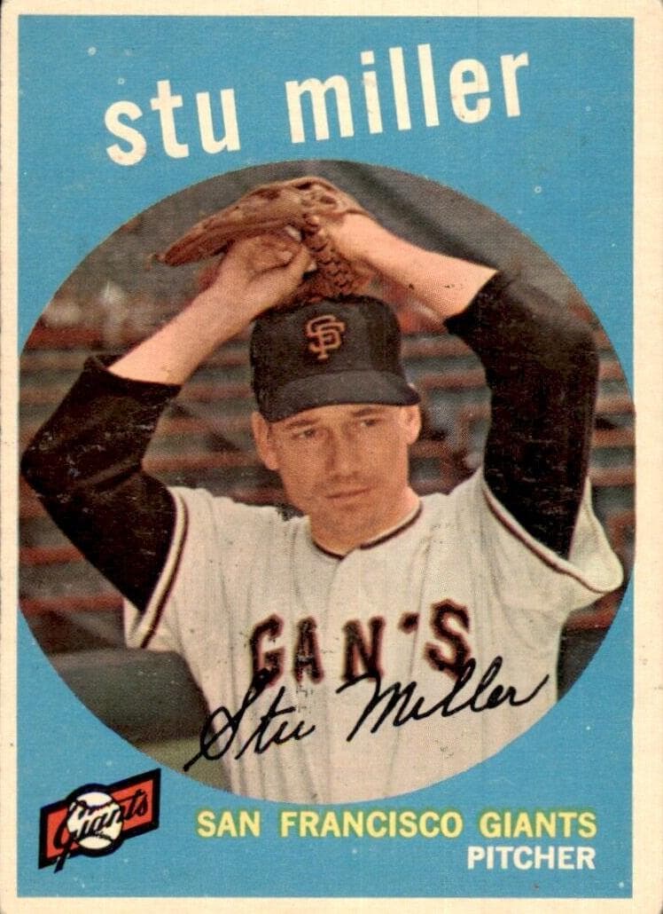 Stu Miller 1959 topps Topps