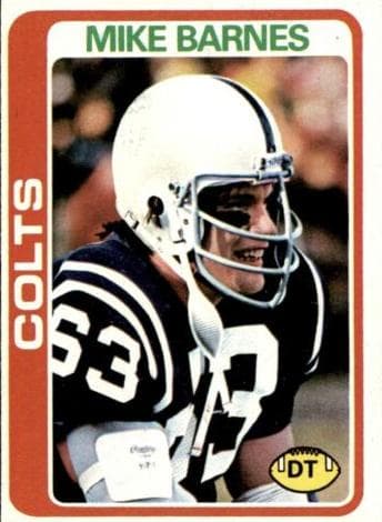 Mike Barnes 1978 topps Topps
