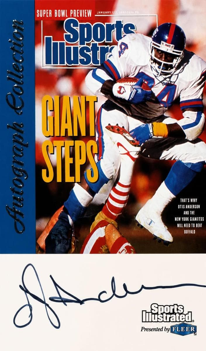 Steve Largent 1999 fleer Sports Illustrated Autographs