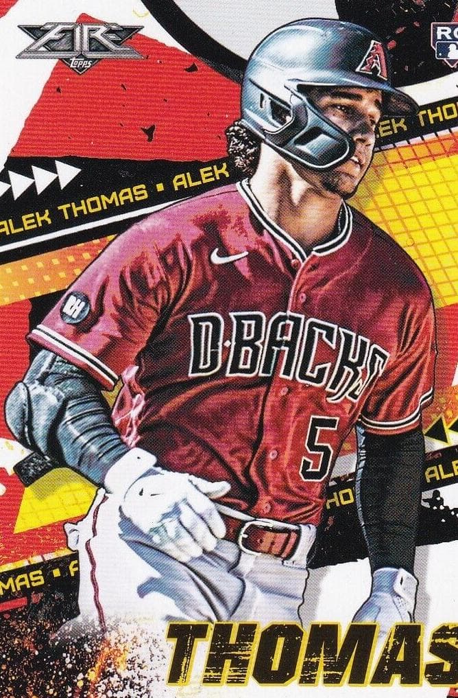 Alek Thomas 2022 topps Topps Fire