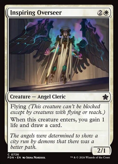 Inspiring Overseer 2022 Magic: The Gathering Streets of New Capenna