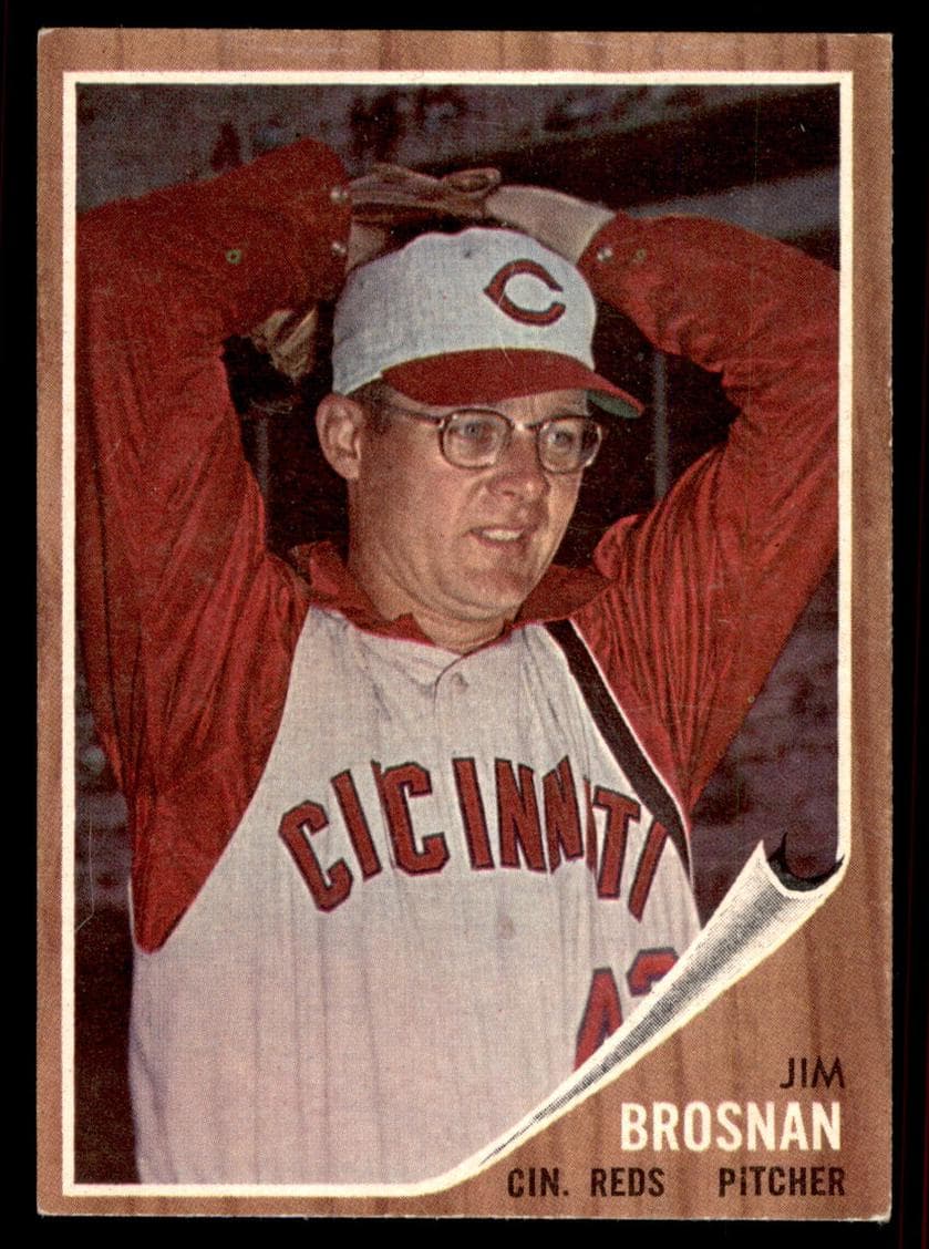 Jim Brosnan 1962 topps Topps